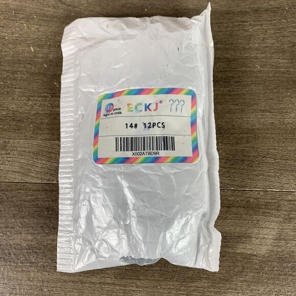 12PCS Blue Color Zinc Plated 3.55 Inch Open Eye Screw Metal Cup Hooks Round End - Picture 8 of 10